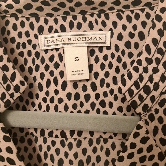 Dana Buchman Animal Print Button Up Blouse Size Small - Picture 2 of 3